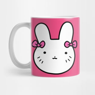 Bow Bunny Face Mug